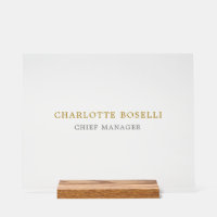 Minimalistische Klassieke Professionele Gouden Kle