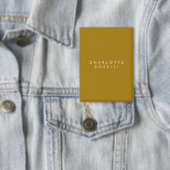 Minimalistische Klassieke Professionele Gouden Kle Button (Insitu)