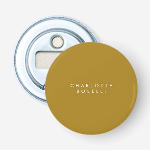 Minimalistische Klassieke Professionele Gouden Kle Button Flesopener