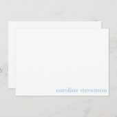 Minimalistische klassieke typografie Aangepaste pa Notitiekaartje (Voorkant / Achterkant)