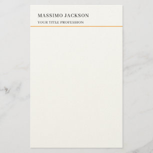 Minimalistische Klassieke Zakelijke Stijl Briefpapier
