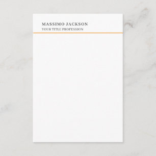 Minimalistische Klassieke Zakelijke Stijl Informatiekaartje