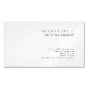 Minimalistische Klassieke Zakelijke Stijl Magnetisch Visitekaartje