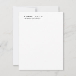 Minimalistische Klassieke Zakelijke Stijl RSVP Kaartje