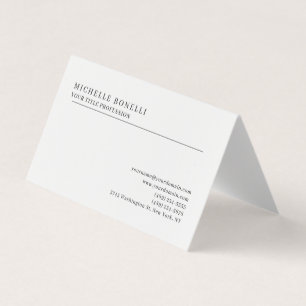 Minimalistische Klassieke Zakelijke Stijl Visitekaartje