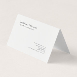 Minimalistische Klassieke Zakelijke Stijl Visitekaartje