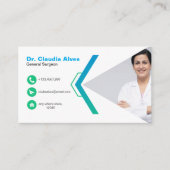 Minimalistische klassieker voor algemene chirurgen visitekaartje (Voorkant)