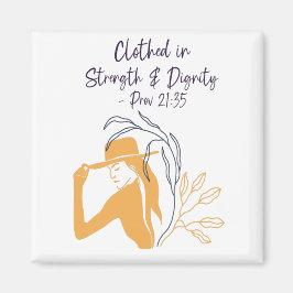 Minimalistische kleding in Sterke Boho Woman Linea Magneet