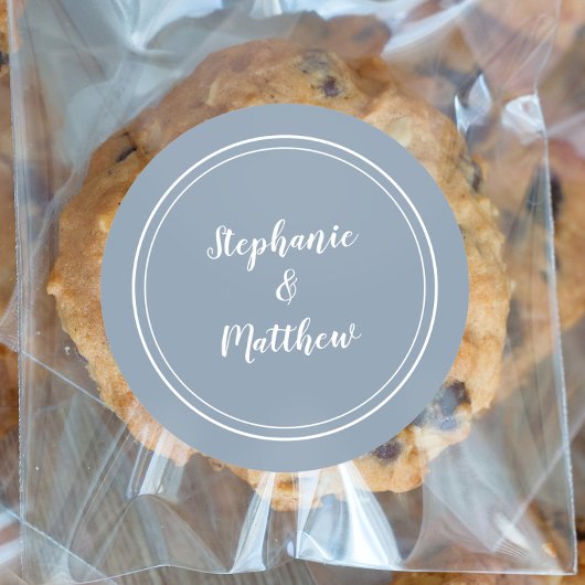 Minimalistische kledingbruinbruidbruinbruidbruinbr ronde sticker