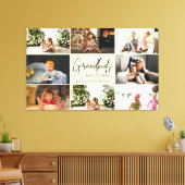 Minimalistische kleinkinderen maken het leven groo canvas afdruk (Insitu (Woonkamer))