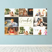 Minimalistische kleinkinderen maken het leven groo canvas afdruk (Insitu (Houten vloer))