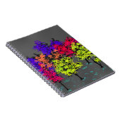 Minimalistische kleuraccenten Bomen Journal Notebo Notitieboek (Rechterzijde)