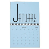 Minimalistische kleurenwandkalender kalender (Jan 2026)
