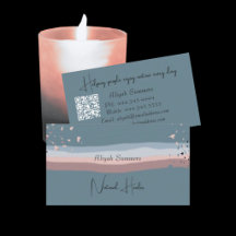 Minimalistische Kleurrijke Boho QR Code Meditatief