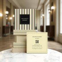 Minimalistische Kleurrijke Strepen Retro QR Code B