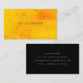 Minimalistische Kleurrijke Textuur Visitekaartje (Voorkant / Achterkant)