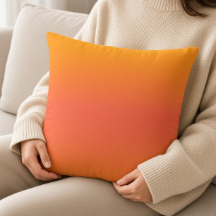 Minimalistische Kleurrijke Zonsondergang Kussen