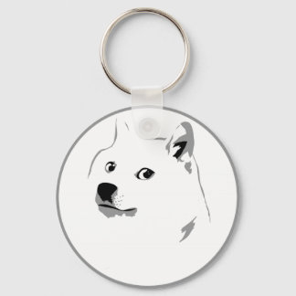 Minimalistische koetkoek in keyfob sleutelhanger