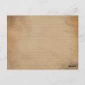 Minimalistische koffiebeker gestreept patroon – Mo Briefkaart (Achterkant)