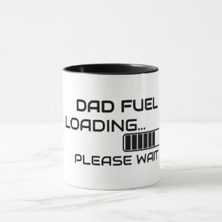 Minimalistische koffiebeker voor vader met 'Dad Fu Mok