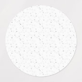 Minimalistische koffieboonpatroonlabel labels (Design 1)