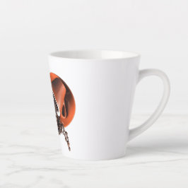 Minimalistische koffiekunst Latte mok | Cute koffi