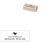 Minimalistische kolibrie uit de bibliotheek van, b rubberstempel (Gestempeld)