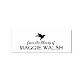 Minimalistische kolibrie uit de bibliotheek van, b rubberstempel (Afrduk)