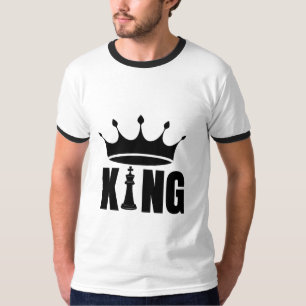 Minimalistische Koning Kroon Heren T-Shirt