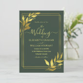 Minimalistische koninklijke grenzen Moderne botani Kaart (Staand voorkant)