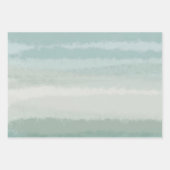 Minimalistische kraakbedekking Blauwgroen Aqua Blu Inpakpapier Vel (Voorkant 2)