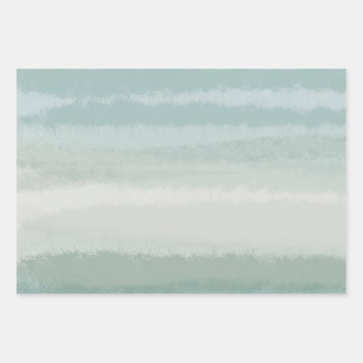 Minimalistische kraakbedekking Blauwgroen Aqua Blu Inpakpapier Vel (Voorkant 2)