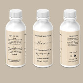 Minimalistische Kraft Essentiële Olie Fles Label