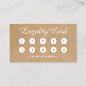 Minimalistische Kraft Modern Professional Loyalty  (Voorkant)