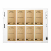 Minimalistische Kraft Soap Bar — Productlabels Etiket (Full Sheet)
