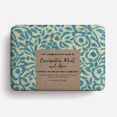 Minimalistische Kraft stijl zeep verpakking label