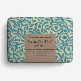 Minimalistische Kraft stijl zeep verpakking label