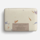 Minimalistische Kraft stijl zeep verpakking label