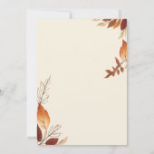 Minimalistische Krans Thanksgiving Dankbaarheid Kaart (Achterkant)