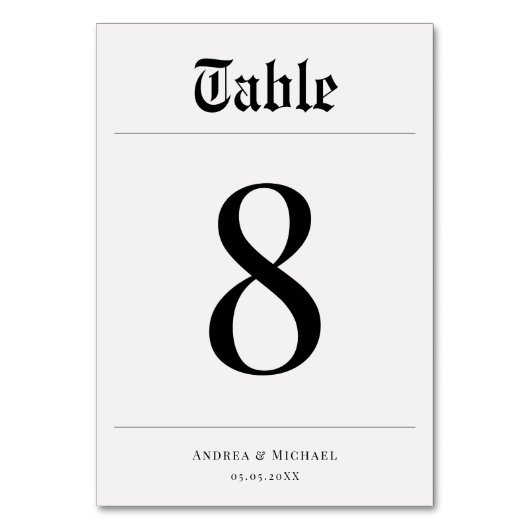 Minimalistische  krantenstijl Elegante bruiloft Kaart (Voorkant)