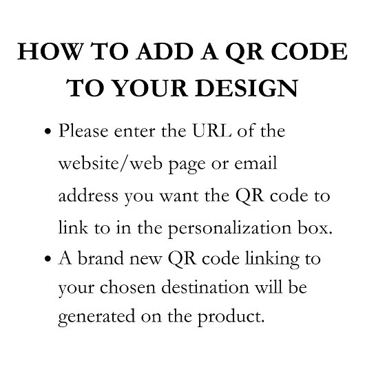 Minimalistische kruiselingse QR-code All In One Uitnodiging