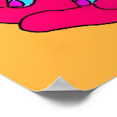 Minimalistische kunst Abstracte handen geometrisch Poster (Hoek)