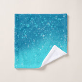 Minimalistische kunst: Gebroken ijs Bad Handdoek (Wasdoekje)