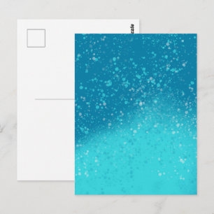 Minimalistische kunst: Gebroken ijs Briefkaart