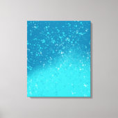 Minimalistische kunst: Gebroken ijs Canvas Afdruk (Voorkant)