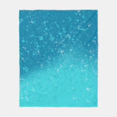 Minimalistische kunst: Gebroken ijs Fleece Deken (Voorkant)