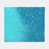 Minimalistische kunst: Gebroken ijs Fleece Deken (Voorkant (Horizontaal))