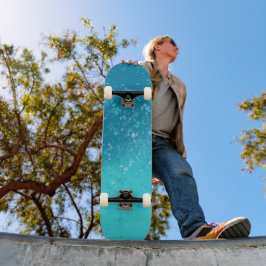 Minimalistische kunst: Gebroken ijs Persoonlijk Skateboard