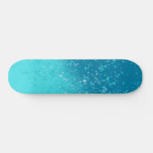 Minimalistische kunst: Gebroken ijs Persoonlijk Skateboard (Horizontaal)