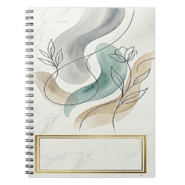 minimalistische kunst notitieboek